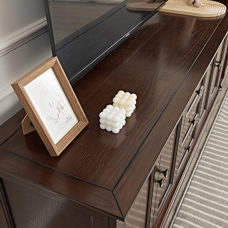 American style large storage TV cabinet, 86.61"