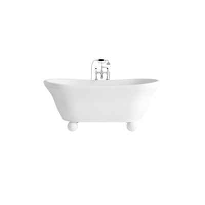 Aurora Bijoux 67.38'' L Soaking Bathtub