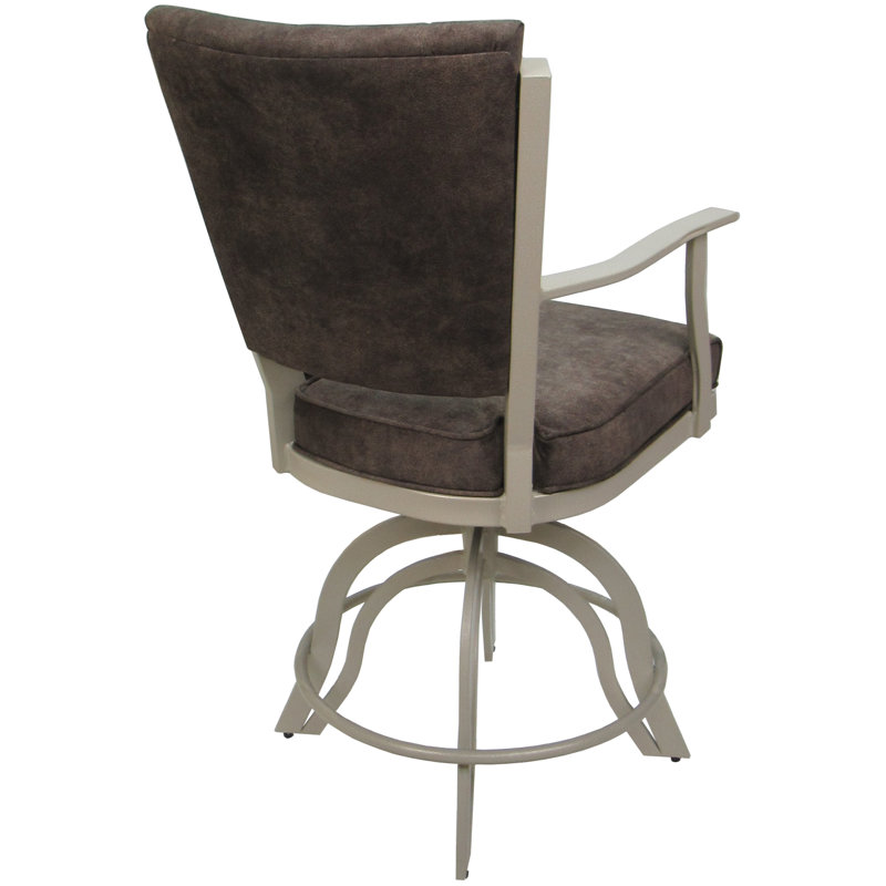 Tabourets de comptoir en métal Custom, Beige, Bois de frêne Outlier, Tabouret de bar (siège d'une hauteur de 30 po)