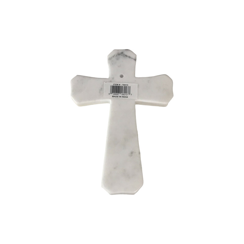 St Vitus Marble Cross White