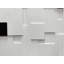 Art mural texturé abstrait noir et blanc, décoration murale peinture grès texturé 3D