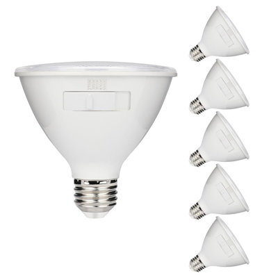 Ampoules DEL Westinghouse PAR30S 11 W (équivalent 75 W), à faisceau large et intensité variable, culot E26, température de couleur sélectionnable, lot de 6