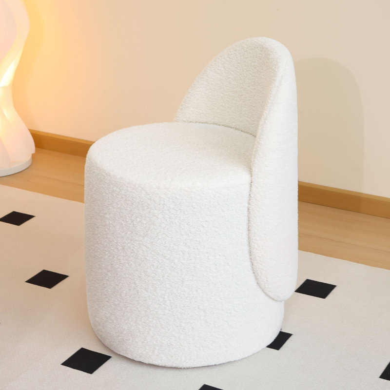 1pc, Dressing Stool, Bedroom Simple Backrest, Dressing Table, Home Makeup Chair, Dressing Room, Dressing Stool