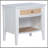 Talia White 1-drawer Nightstand