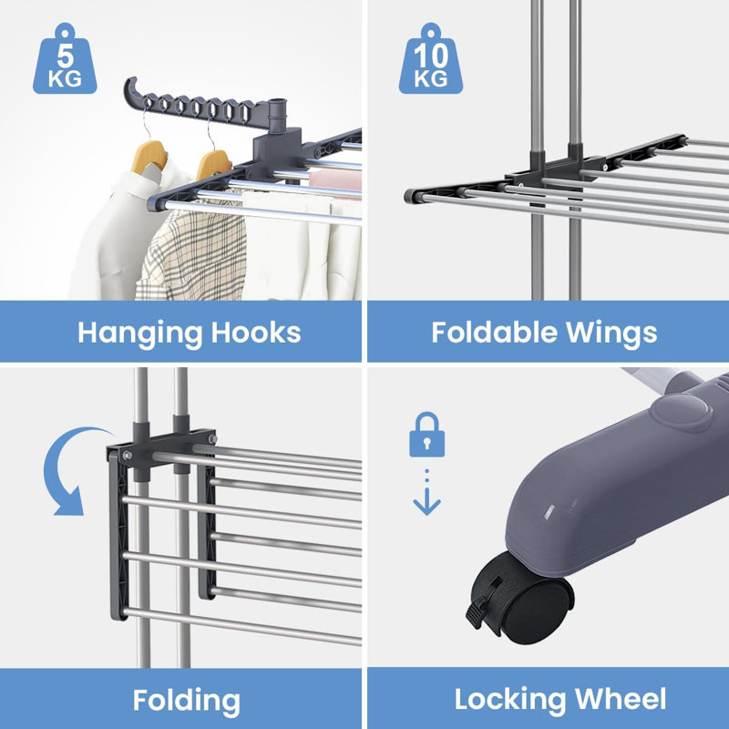 Metal Freestanding Drying Rack