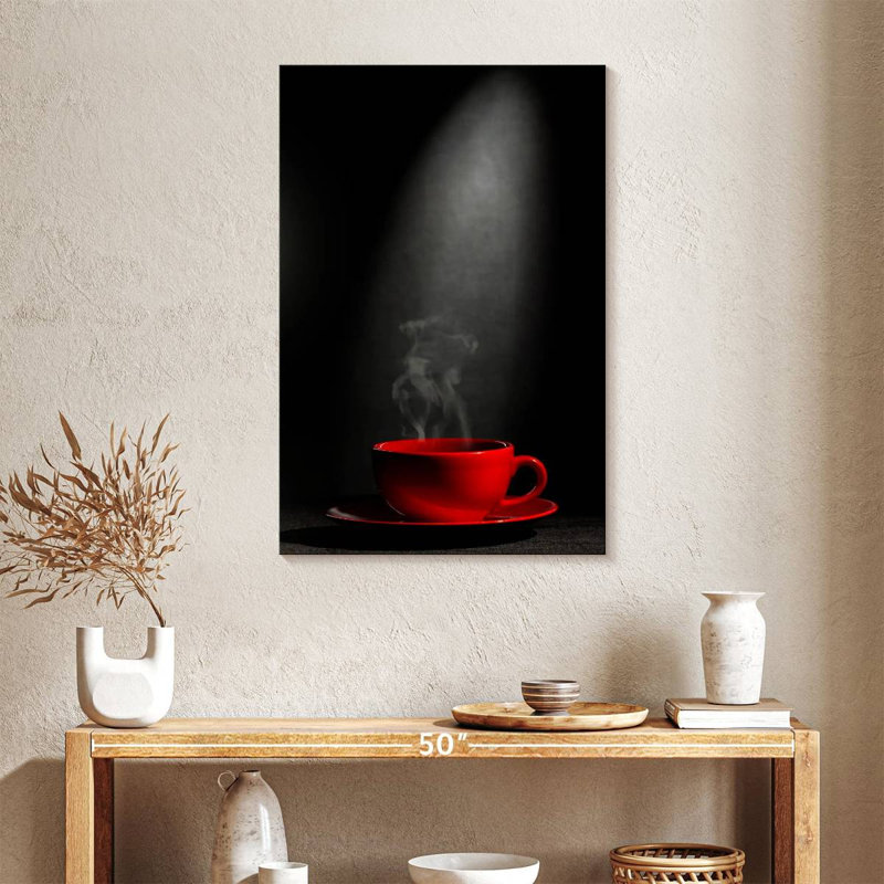 Yarlin Steaming Coffee Cup, 36" H x 24" W