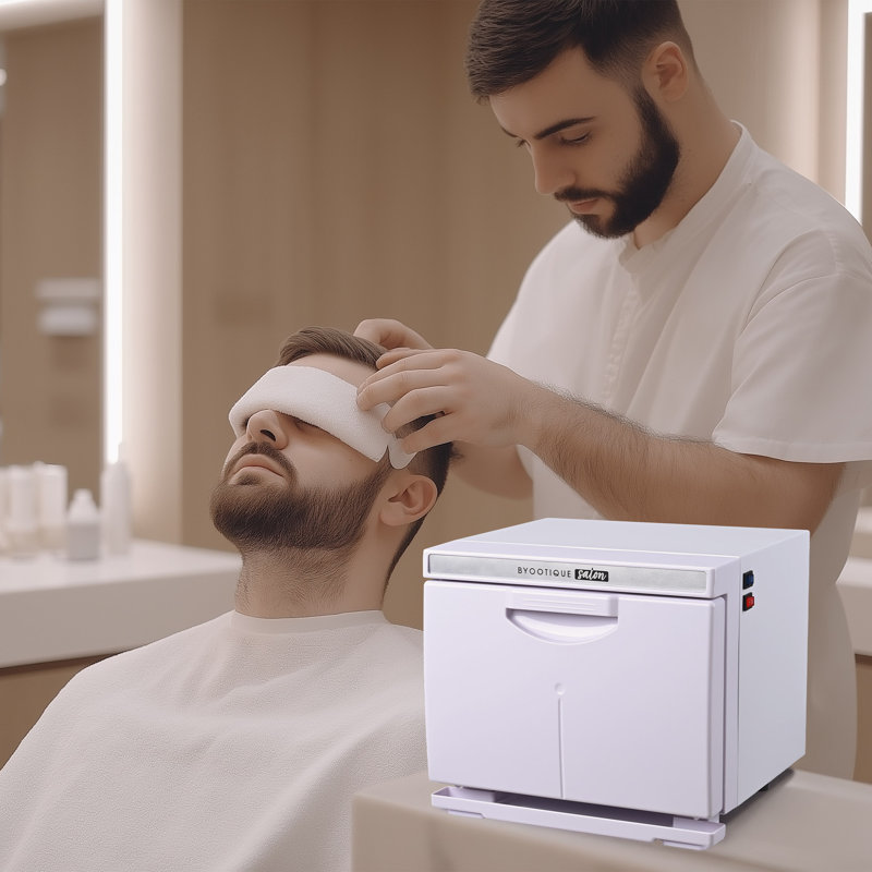  Byootique 8L 2-en-1 Armoire chauffe-serviettes pour le visage Med Spa