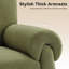 Chaise d'appoint rembourrée avec coussin amovible et accoudoirs amovibles-830969695