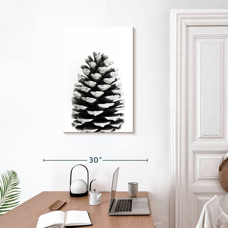 Harnek Pine Cone BW, 30" H x 20" W