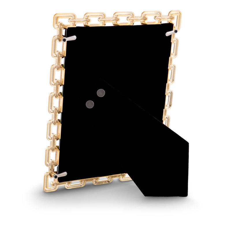 Didi Metal Picture Frame Set, Rose Gold, 5.12" x 7.09"