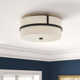 Pascaline 2 Light Fabric Flush Mount