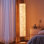 Lampe sur pied moderne de 58 pouces avec lumière DEL et abat-jour, éclairage blanc chaud 3000K pour le salon, la chambre et la salle de jeux