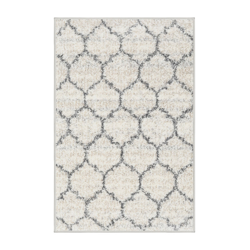 Tapis beige contemporain, Rectangle 7 pi x 9 pi