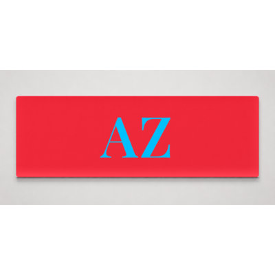 Azerbaïdjan drapeau du monde de luxe monogramme de diamant - vert rouge bleu - art mural sur toile panoramique