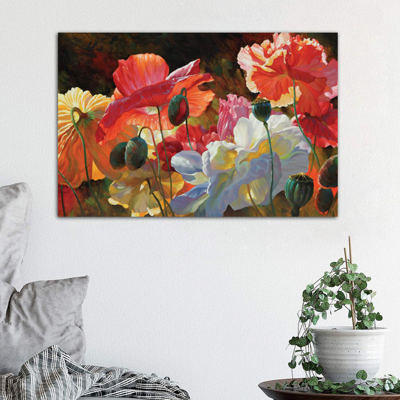 «Summer Radiance» par Emma Styles - reproduction d'art, H 18 po x l 26 po x P 1,5 po, Toile tendue