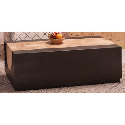 Jairette Wooden Rectangular Coffee Table