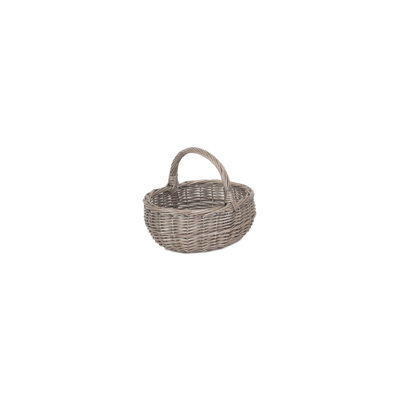 Wicker Bathroom Shopper Basket