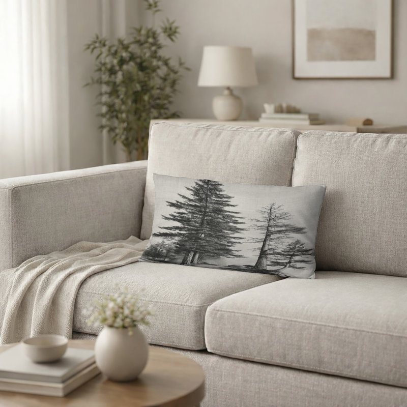 Coussin Pine, H 12 po x l 20 po