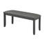 Ensemble de table de salle à manger en bois rustique 6 pièces avec 1 banc et 4 chaises Farmhouse-1249093650-1249093660