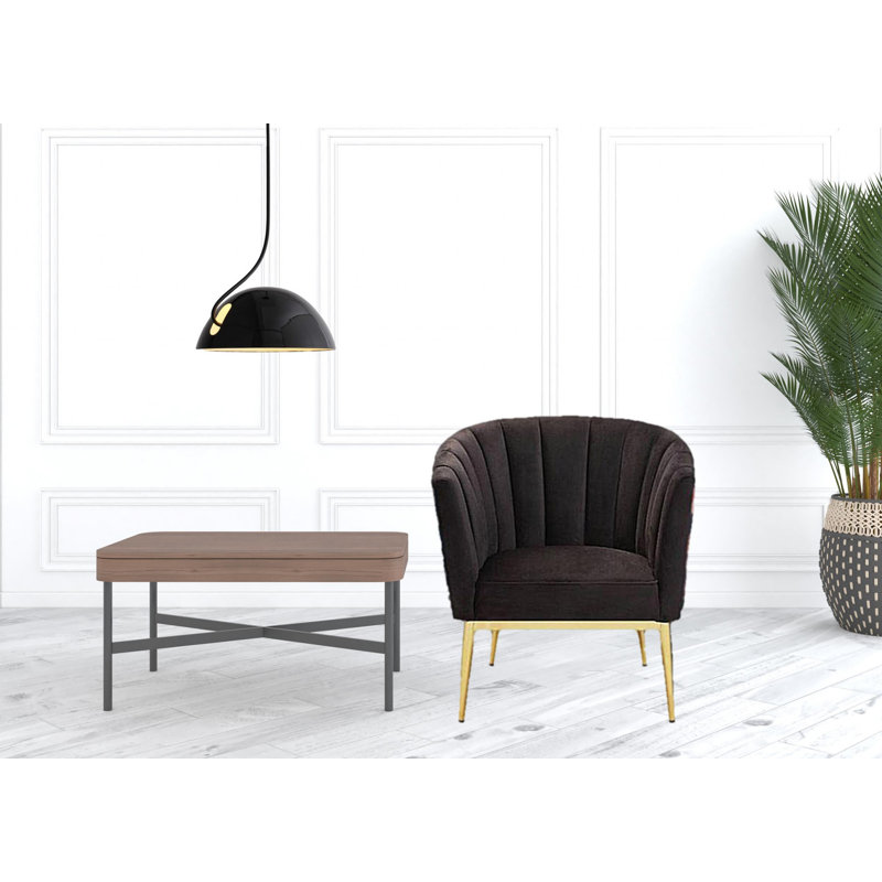 Fauteuil demi-tonneau l 31 po