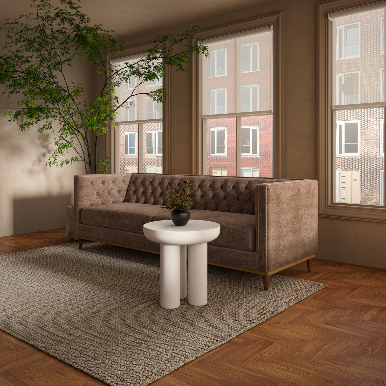 Gleice Sofa Brown