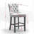 Upholstered Counter Stool with Solid Wood Frame-724752136-724752144