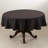 Polyester Table Cover | Washable Fabric | Wrinkle Resistant | Tablecloth For Banquets, Weddings, Parties And More, 108", Black-1619667091-1619667090