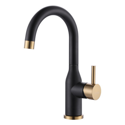Robinet de salle de bain à poignée simple