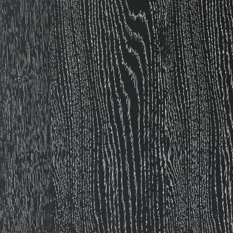 Delon Solid Wood Bench, Carbon Black