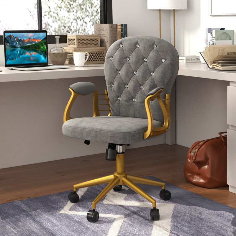 Chaise de travail Jaimy, Gris