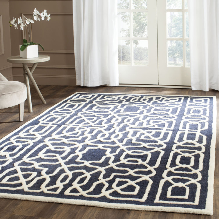 Cannen Hand Tufted Wool Geometric Rug