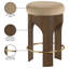 Tabouret de comptoir rembourré en velours Bocceli-1008462353-1008462366