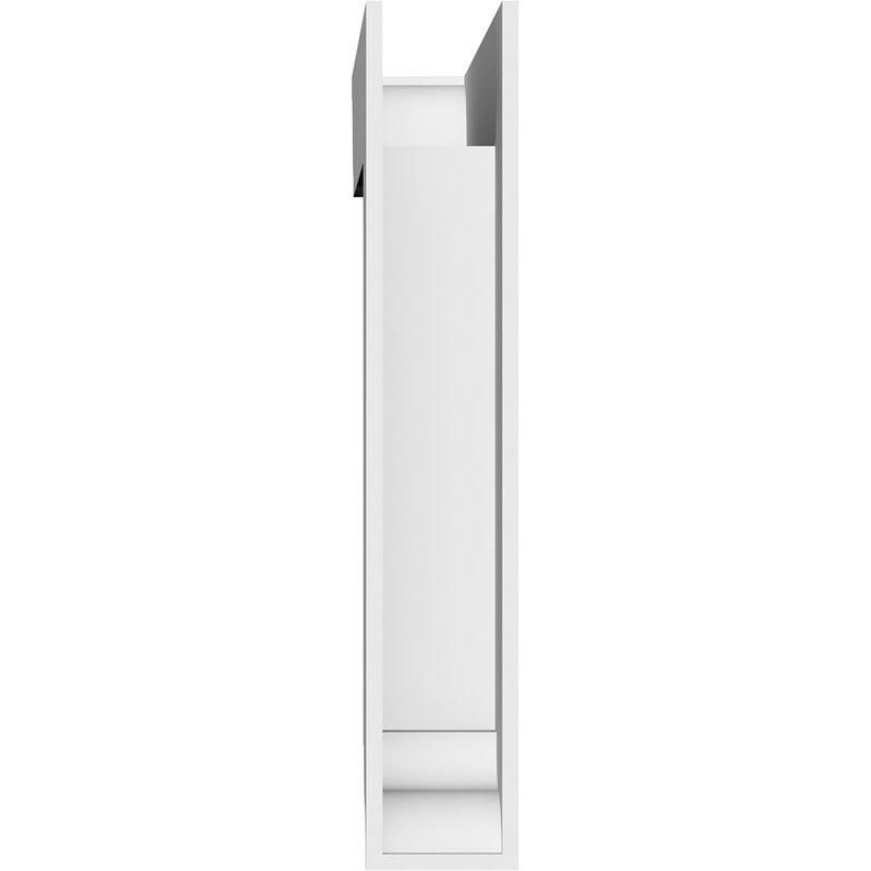 3"W x 20"D x 20"H Standard Olympic Architectural Grade PVC Bracket with Traditional Ends, 20"H x 3"W x 20"D