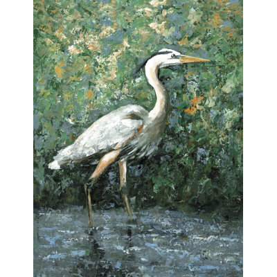 «Majestic Heron I» par Cloverfield & Co., reproduction sur toile tendue