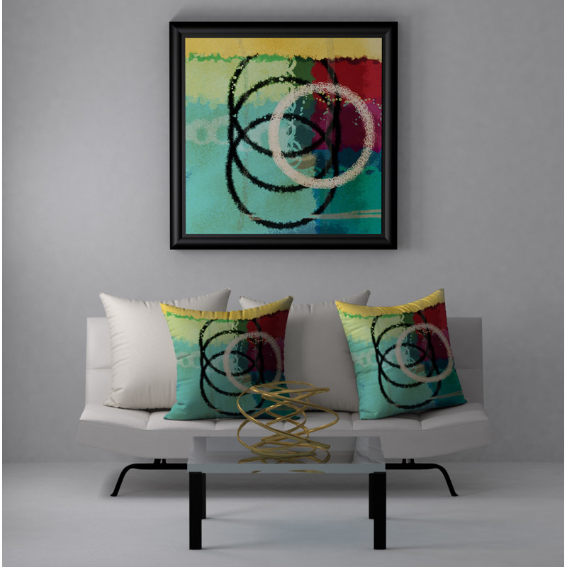 Reversible Throw Pillow, 18" x 18"