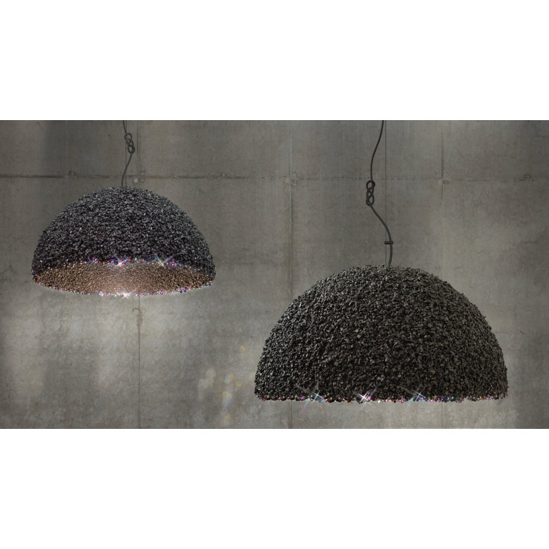 Duchess 1 - Light Pendant, Black, 12" H x 23" W x 23" D, Black