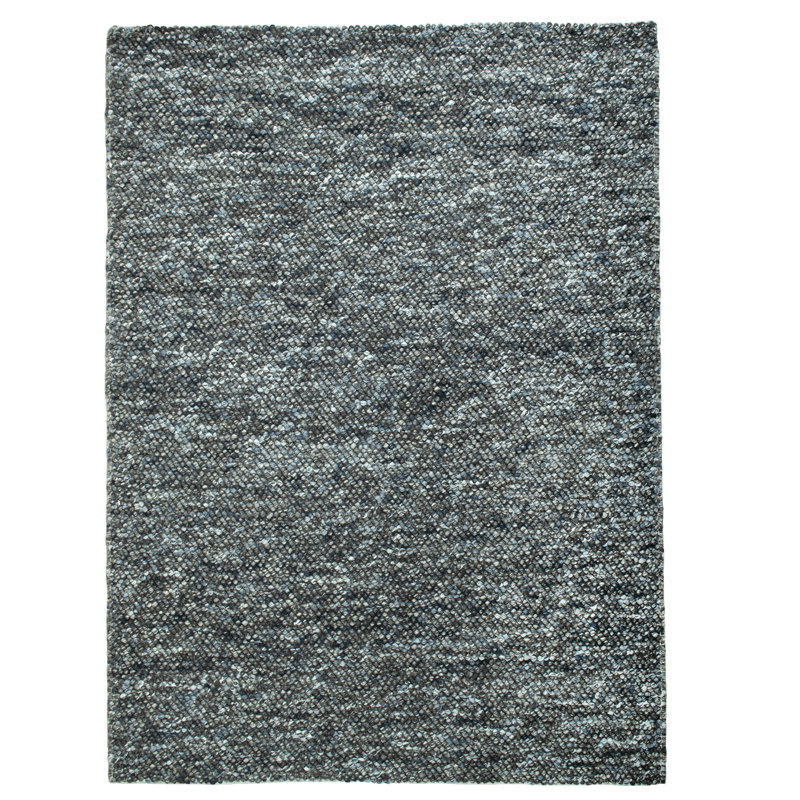 Jenks Solid Colour Hand Woven Area Rug, Rectangle 90 x 150cm