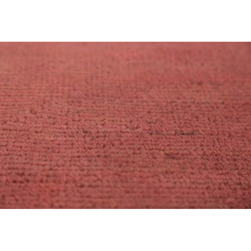 Light Pink Modern Gabbeh Runner Rug 3x10