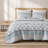 3-Piece Full/Queen Quilt Set,Aqua