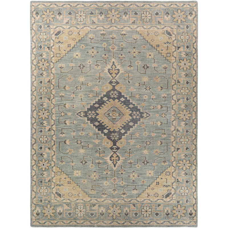 Elsea Wool Oriental Indoor Rug, Rectangle 3'6" x 5'6"