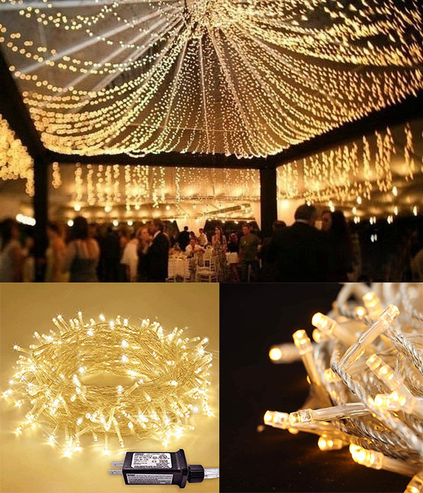 Outdoor 300 - Bulb 1181'' Plug-in LED Fairy String Light, Warm White