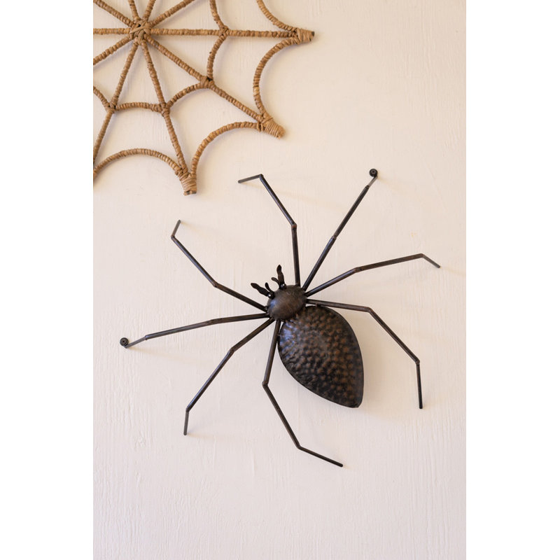  Décoration d'Halloween araignée - Figurine araignée noire