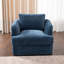 Fauteuil d'appoint en velours Alameda-118661472