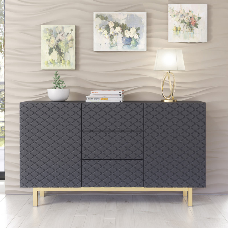 140cm Sideboard, Grey