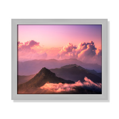 «Cotton Candy Horizon» par Lorenzo Spoleti - impression d'un seul cadre