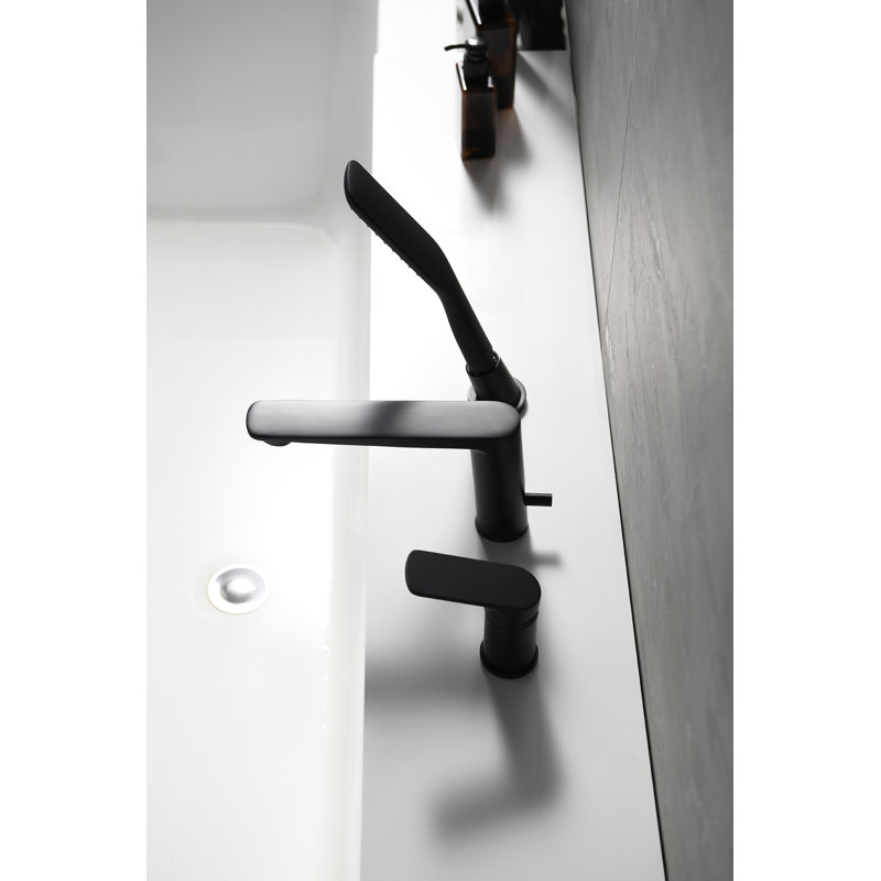 1 Handle Bathroom Roman Tub Faucet with Diverter