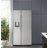 35.75" Side by Side 25.3 cu. ft. Energy Star Refrigerator with Fingerprint Resistant Finish