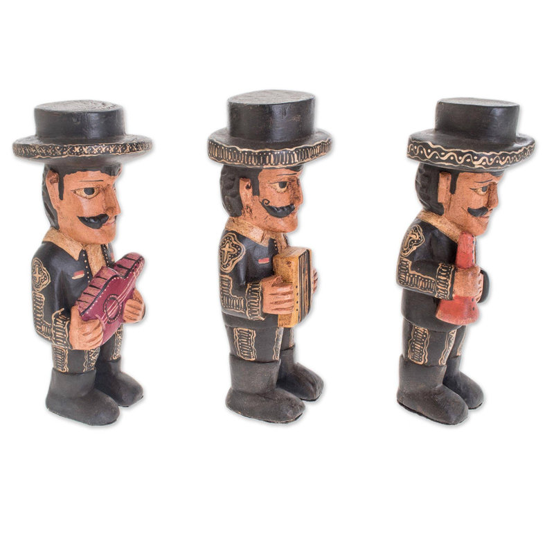 Ensemble de figurine 3 pièces mariachis Deepraj