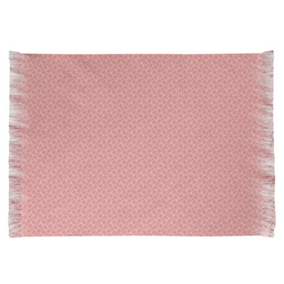 Tapis de zone rouge hexagonale classique en treillis Mcguigan