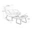 Chaise berçante romantique-99336412